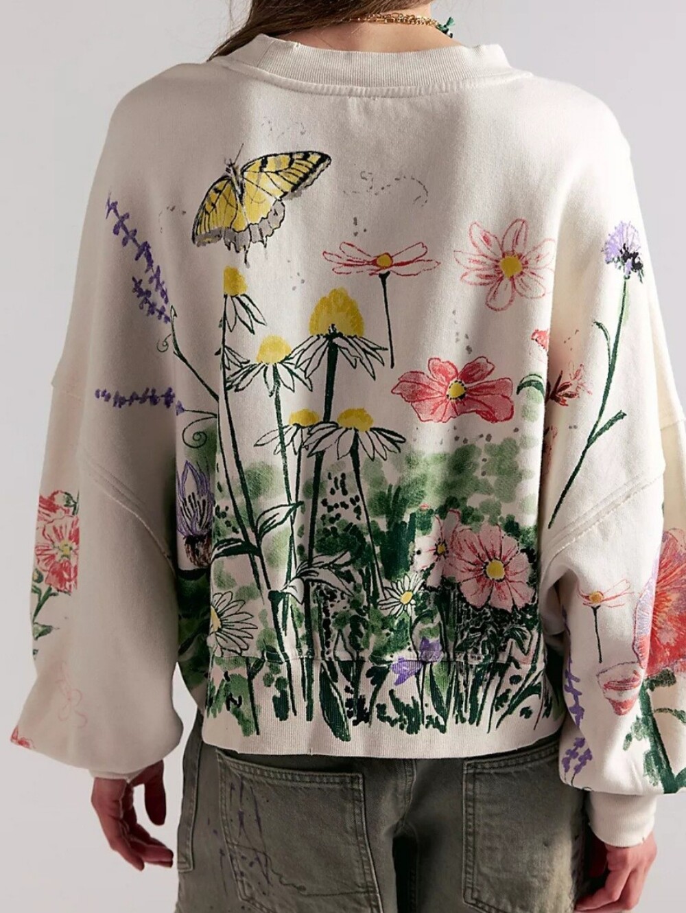 Free People Oversized Sweatshirt.